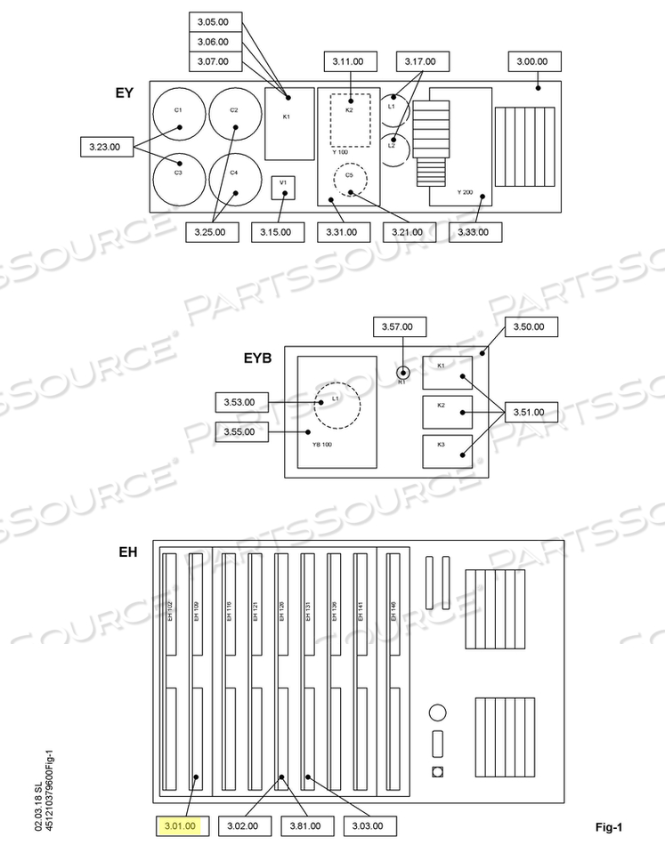 PCB IGNITION STAGE MCP H/SCP/S by Philips Healthcare