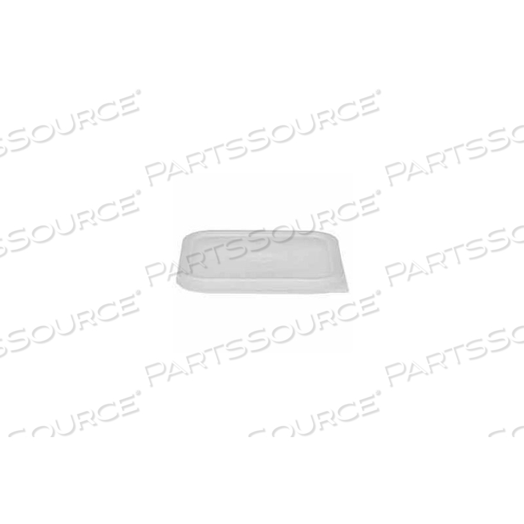 COVER, FOR POLYCARBONATE CAMWEAR CAMSQUARE 2 AND 4 QT. CONTAINERS, TRANSLUCENT by Cambro