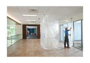 DUST BARRIER SYSTEM (2) 10 FT POLES by ZipWall