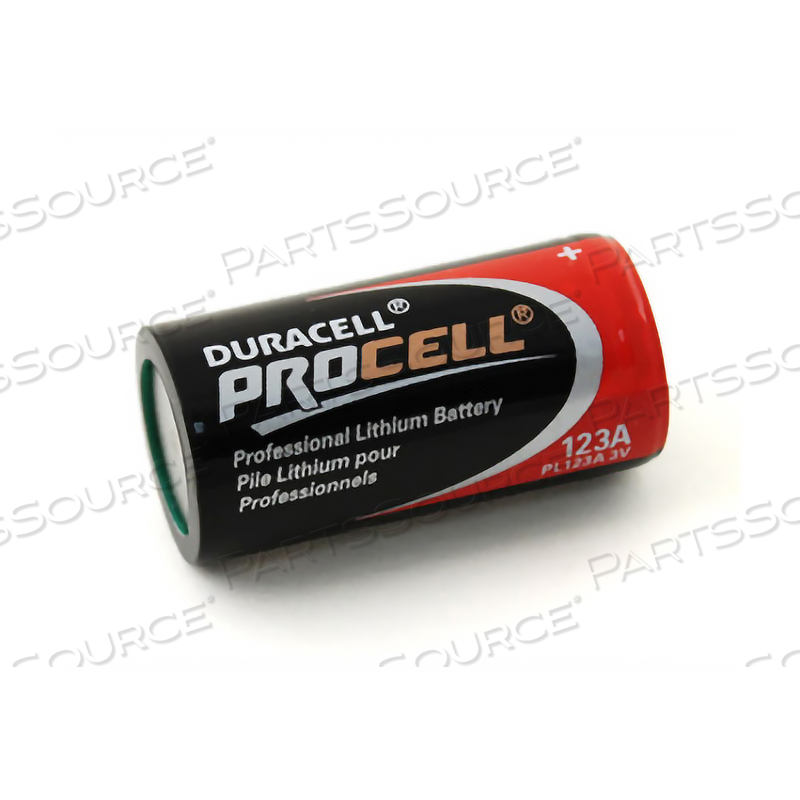 BATTERY; PROFESSIONAL, LITHIUM; PROCELL; 34.5MM HEIGHT; 1550MAH CAPACITY; 17MM DIAMETER; 3V VOLTAGE RATING by Duracell