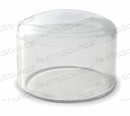 CAP, 2 IN FITTING PIPE SIZE, SCHEDULE 40, SOCKET, 84 PSI @ 73°F, CLEAR by Harvel Clear