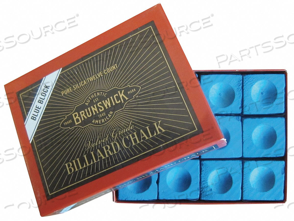 BILLIARDS CHALK BLUE PK144 by Brunswick BILLIARDS CHALK BLUE PK144 by Brunswick