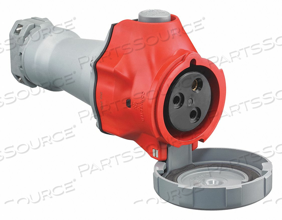 PIN AND SLEEVE CONNECTOR 2 POLES 3 WIRES by Hubbell Incorporated, Wiring Device-Kellums