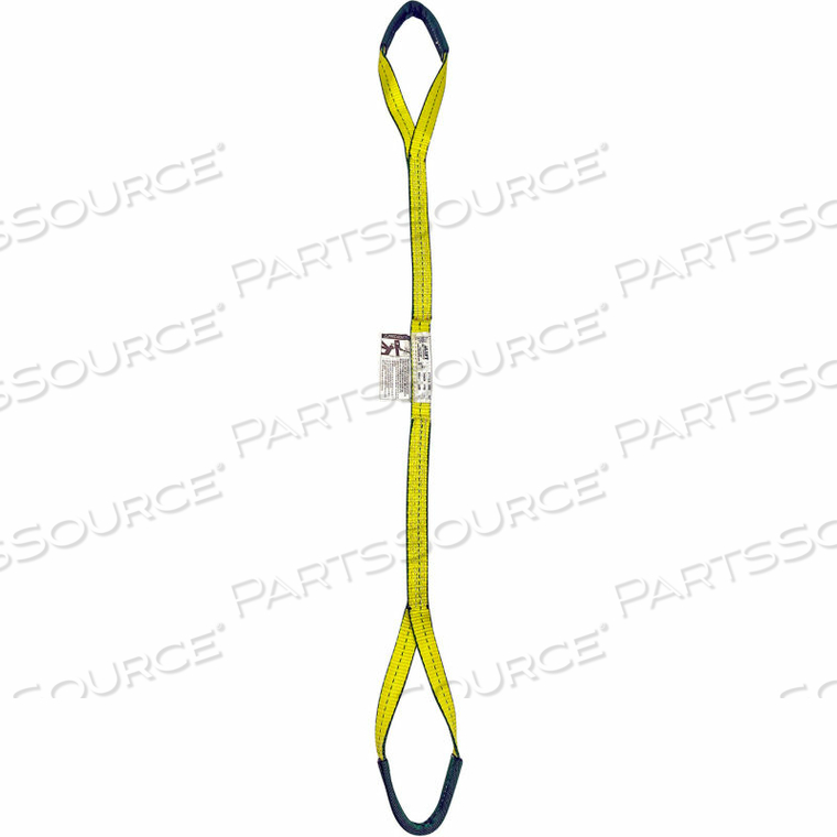 LIFT AMERICA 12' POLY WEB SLING EYE & EYE, 1250/1600/3200 LBS CAP by Mazzella Lifting Technologies