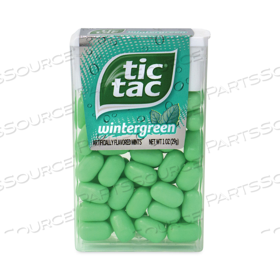 BREATH MINTS, WINTERGREEN, 1 OZ BOTTLE, 12 BOTTLES/BOX 