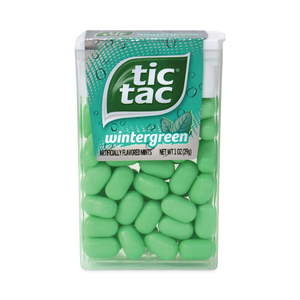 BREATH MINTS, WINTERGREEN, 1 OZ BOTTLE, 12 BOTTLES/BOX by Tic Tac