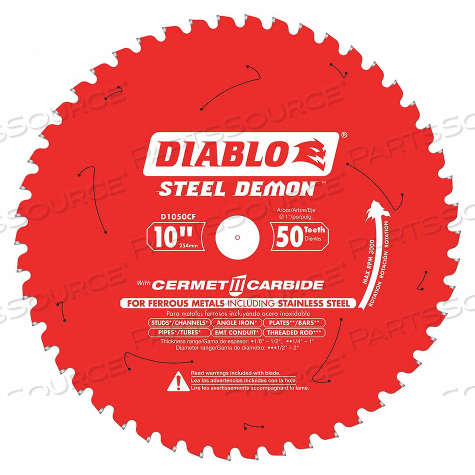 CIRCULAR SAW BLADE BLADE DIA 10 IN. by Diablo CIRCULAR SAW BLADE BLADE DIA 10 IN. by Diablo