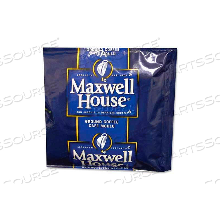 MAXWELL HOUSE COFFEE PACK, REGULAR, 1.5 OZ., 42/CARTON by Kraft Foods, Inc MAXWELL HOUSE COFFEE PACK, REGULAR, 1.5 OZ., 42/CARTON by Kraft Foods, Inc