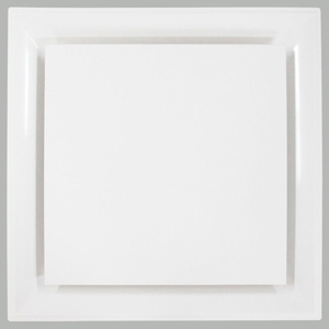 STRATUS PLASTIC PLAQUE DIFFUSER FOR T-GRID CEILING, R6 INSULATED, WHITE by American Louver