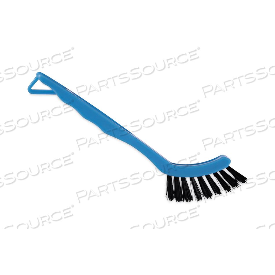 GROUT BRUSH, BLACK NYLON BRISTLES, 8.13" BLUE PLASTIC HANDLE by Boardwalk