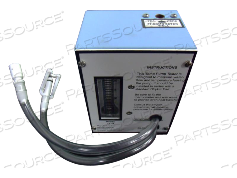 WATER FLOW AND TEMPERATURE TESTER by Everis (formerly C2Dx) WATER FLOW AND TEMPERATURE TESTER by Everis (formerly C2Dx)