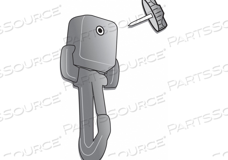 SNAP-ON CLIP 3 IN L SS THREADED STUD by Gearkeeper SNAP-ON CLIP 3 IN L SS THREADED STUD by Gearkeeper