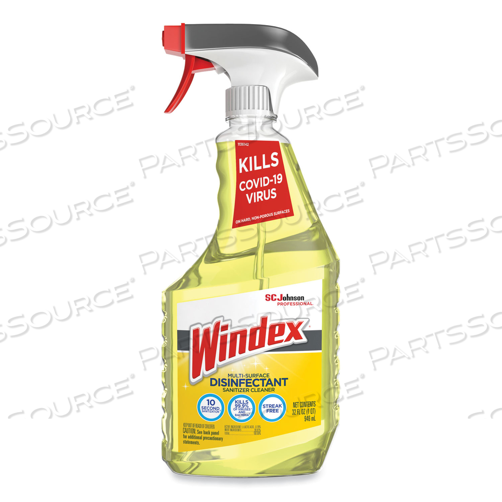 MULTI-SURFACE DISINFECTANT CLEANER, CITRUS SCENT, 32 OZ SPRAY BOTTLE by Windex