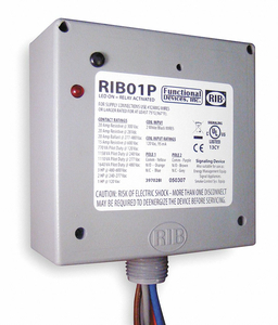 PREWIRED RELAY 120VAC 20A DPDT by RIB