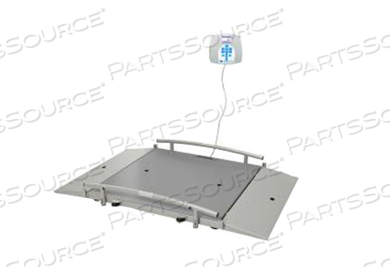 DIGITAL WHEELCHAIR DUAL RAMP SCALE, 1000 LB X 0.2 LB by Health O Meter Professional Scales