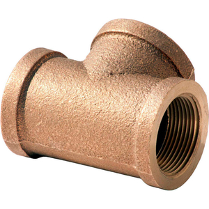 1/2 IN. LEAD FREE BRASS TEE - FNPT - 125 PSI - IMPORT by Merit Brass Company