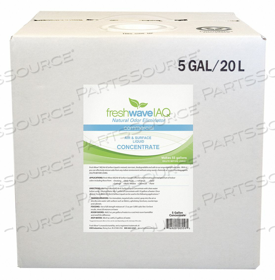 ODOR ELIMINATOR 5 GAL. BOX by Freshwave Iaq