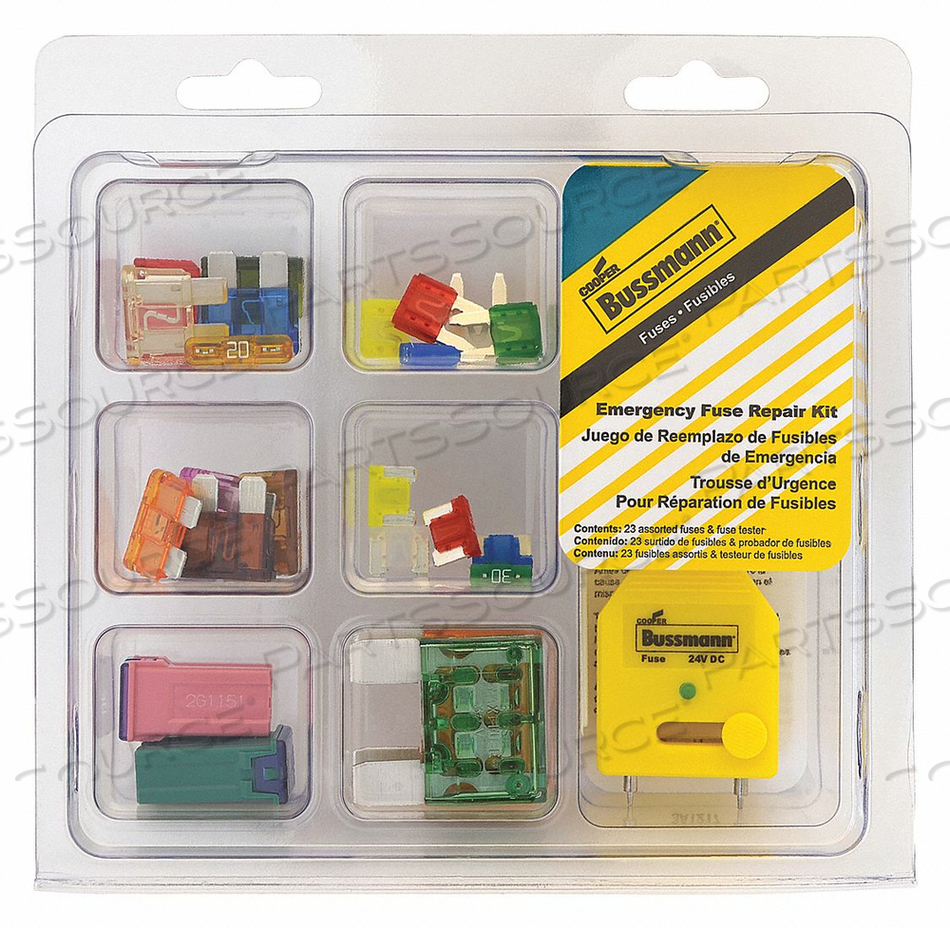 AUTOMOTIVE FUSE KIT 23 FUSES INCLUDED by Cooper Bussmann