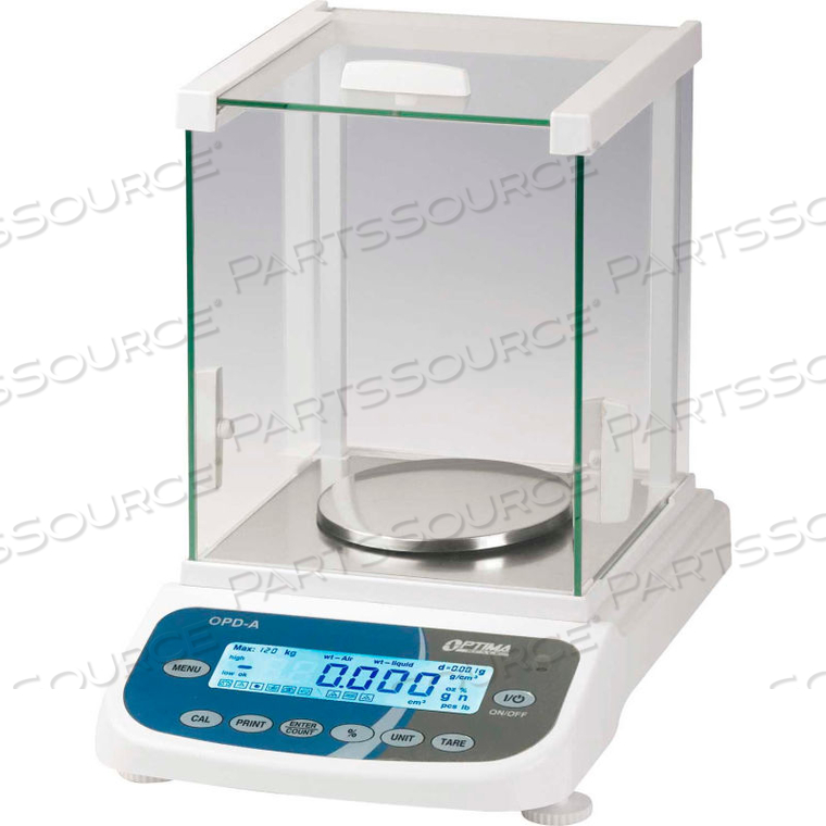 MILLIGRAM PRECISION BALANCE 110G X 0.001G 4.3" DIAMETER by Optima Scale Manufacturing Inc.