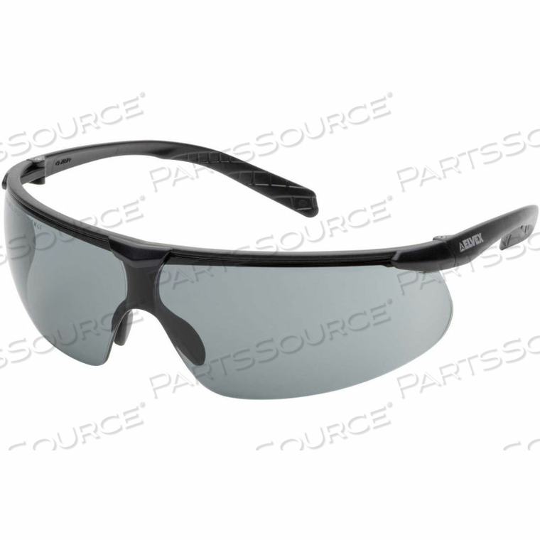 LIGHTWEIGHT SAFETY GLASSES, ANTI-FOG GRAY LENS by Elvex LIGHTWEIGHT SAFETY GLASSES, ANTI-FOG GRAY LENS by Elvex