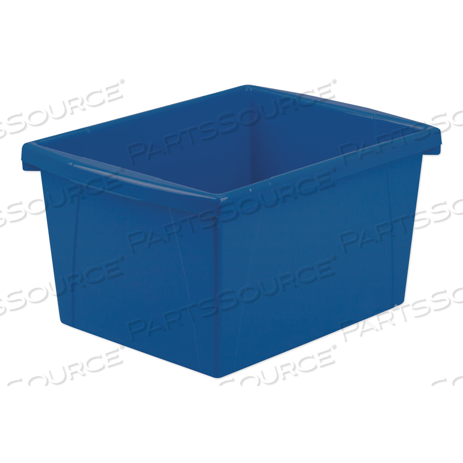 STORAGE BINS, 4 GAL, 10" X 12.63" X 7.75", RANDOMLY ASSORTED COLORS 