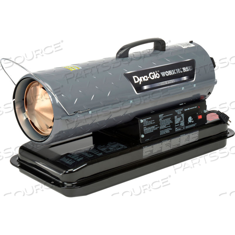 WORKHORSE 50K BTU KEROSENE FORCED AIR HEATER by Dyna-Glo WORKHORSE 50K BTU KEROSENE FORCED AIR HEATER by Dyna-Glo