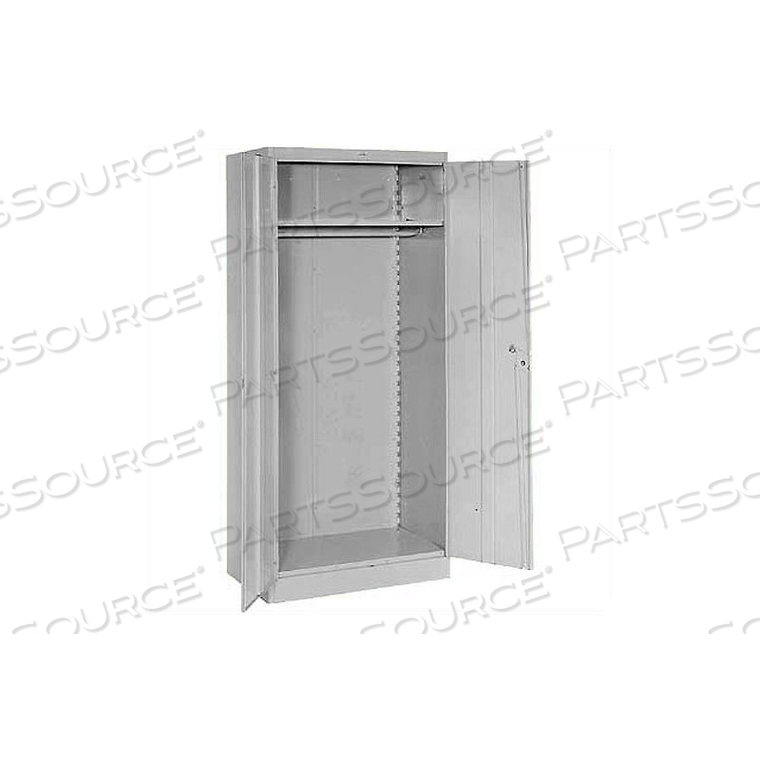 WARDROBE STORAGE CABINET - 36X24X78 - GRAY 