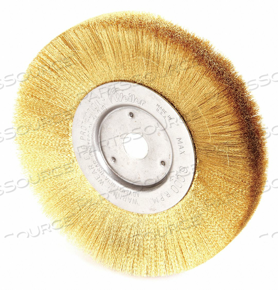 CRIMPED WIRE WHEEL BRUSH ARBOR 6 IN. by Weiler