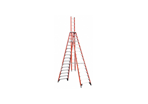 TRESTLE EXTENSION LADDER FBRGLS IA 16 FT by Werner