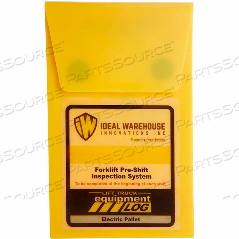 IDEAL WAREHOUSE ELECTRIC PALLET TRUCK LOG by Ironguard