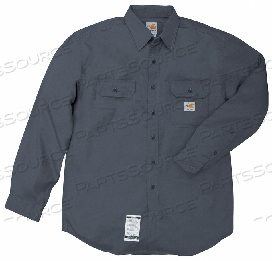 FR LONG SLEEVE SHIRT NAVY 3XL BUTTON by Carhartt FR LONG SLEEVE SHIRT NAVY 3XL BUTTON by Carhartt