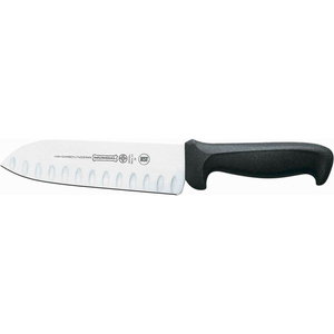 SANTOKU KNIFE, GRANTON EDGE, 7", BLACK by Mundial Inc