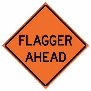 ROLL UP TRAFFIC SIGN 48 H 48 W VINYL by Eastern Metal Signs And Safety ROLL UP TRAFFIC SIGN 48 H 48 W VINYL by Eastern Metal Signs And Safety