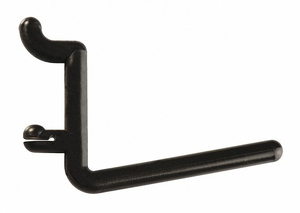 LOCKING PEGBOARD HOOKS 2IN.L BLACK PK25 by Functionaire