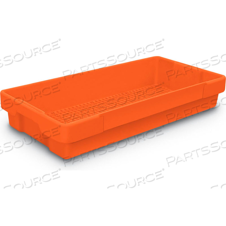 PLASTIC UTILITY TRAY ORANGE 26" L X 12-1/2" W X 4-1/2 H by United Visual Products PLASTIC UTILITY TRAY ORANGE 26" L X 12-1/2" W X 4-1/2 H by United Visual Products