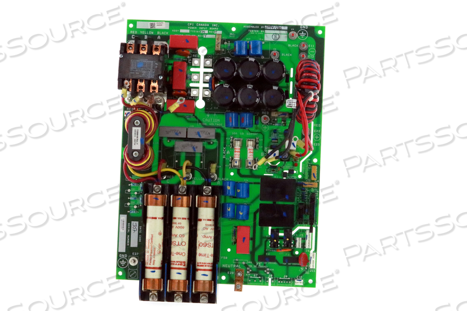 BOARD, POWER INPUT by CPI (Communications & Medical Products Division)
