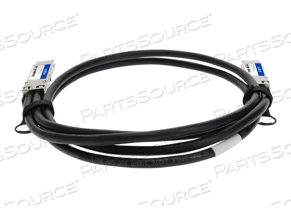 ADDON, 200GBASE-CU DIRECT ATTACH CABLE, TAA COMPLIANT, QSFP-DD TO QSFP-DD, 3.3 FT, TWINAXIAL, PASSIVE by ADDON