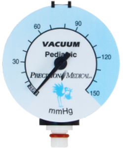 ASSEMBLY, ANALOG GAUGE, 200MMHG PRESSURE RANGE, FOR PM63 INTERMITTENT VACUUM REGULATOR by Precision Medical, Inc. ASSEMBLY, ANALOG GAUGE, 200MMHG PRESSURE RANGE, FOR PM63 INTERMITTENT VACUUM REGULATOR by Precision Medical, Inc.
