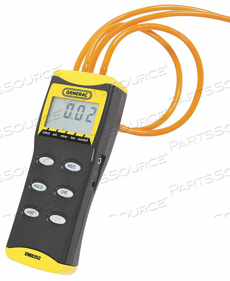 HIGH RESOLUTION DIGITAL MANOMETER by General Tools & Instruments HIGH RESOLUTION DIGITAL MANOMETER by General Tools & Instruments