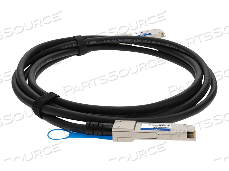 ADDON, 100GBASE-CU DIRECT ATTACH CABLE, TAA COMPLIANT, QSFP28 TO QSFP28, 16.4 FT, TWINAXIAL, PASSIVE by ADDON ADDON, 100GBASE-CU DIRECT ATTACH CABLE, TAA COMPLIANT, QSFP28 TO QSFP28, 16.4 FT, TWINAXIAL, PASSIVE by ADDON