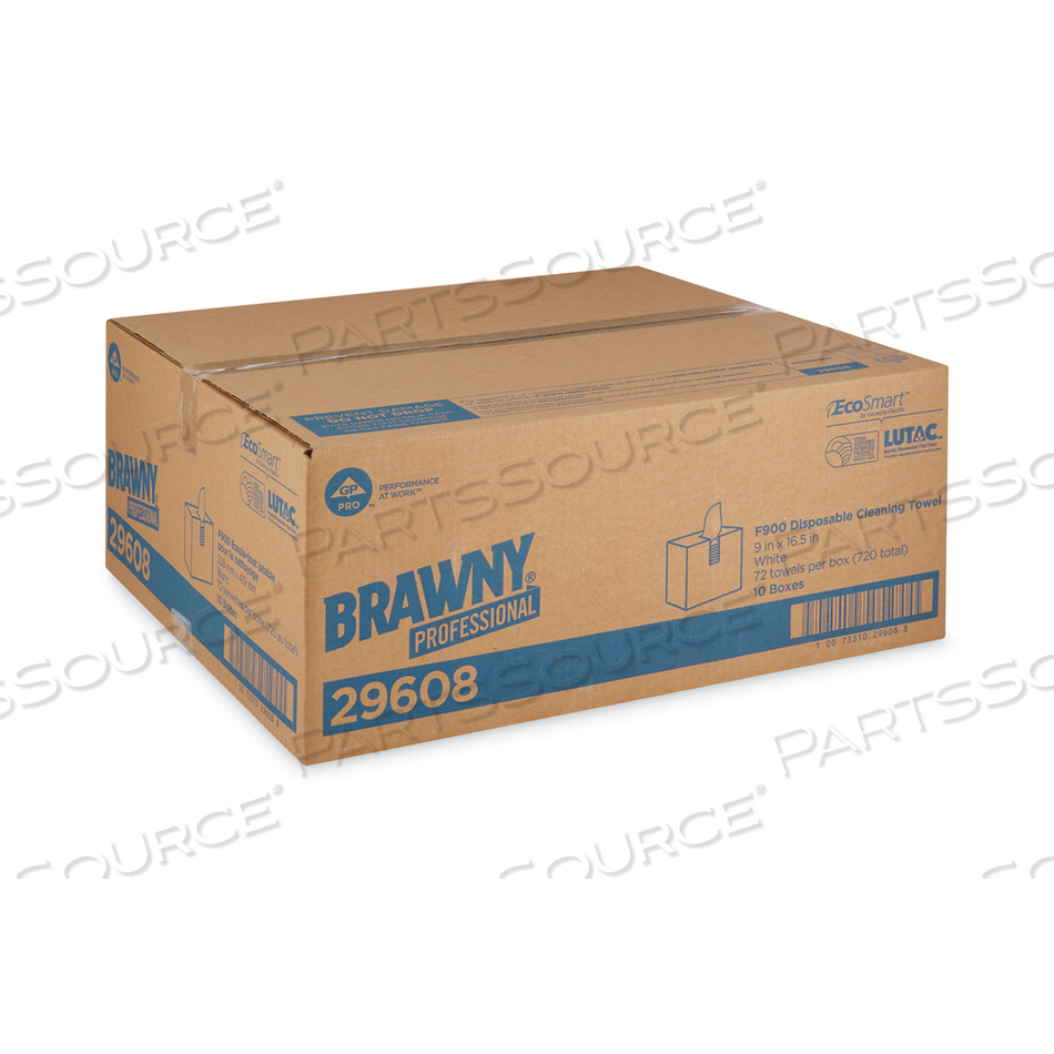 DRY WIPE 9 X 16-1/2 WHITE PK10 by Brawny DRY WIPE 9 X 16-1/2 WHITE PK10 by Brawny