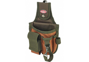 TOOL POUCH BROWN/GREEN 5 POCKETS 10 W by Bucket Boss TOOL POUCH BROWN/GREEN 5 POCKETS 10 W by Bucket Boss