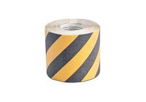 6" X 60FT POLYESTER STRIPE ANTI SKID TAPE - BLACK/YELLOW by MarketLab