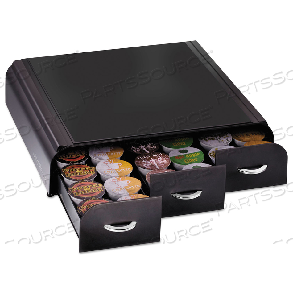 ANCHOR 36 CAPACITY COFFEE POD DRAWER, 13.46 X 12.87 X 2.72, BLACK by Mind Reader ANCHOR 36 CAPACITY COFFEE POD DRAWER, 13.46 X 12.87 X 2.72, BLACK by Mind Reader