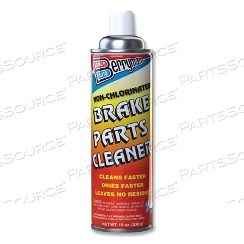 NON-CHLORINATED BRAKE CLEANER, 19 OZ AEROSOL CAN by Berryman Products NON-CHLORINATED BRAKE CLEANER, 19 OZ AEROSOL CAN by Berryman Products