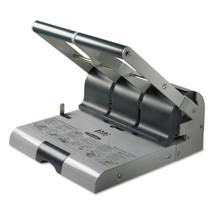 160-SHEET ANTIMICROBIAL PROTECTED HIGH-CAPACITY ADJUSTABLE PUNCH, TWO- TO THREE-HOLE, 9/32" HOLES, PUTTY/GRAY by Swingline GBC 160-SHEET ANTIMICROBIAL PROTECTED HIGH-CAPACITY ADJUSTABLE PUNCH, TWO- TO THREE-HOLE, 9/32" HOLES, PUTTY/GRAY by Swingline GBC