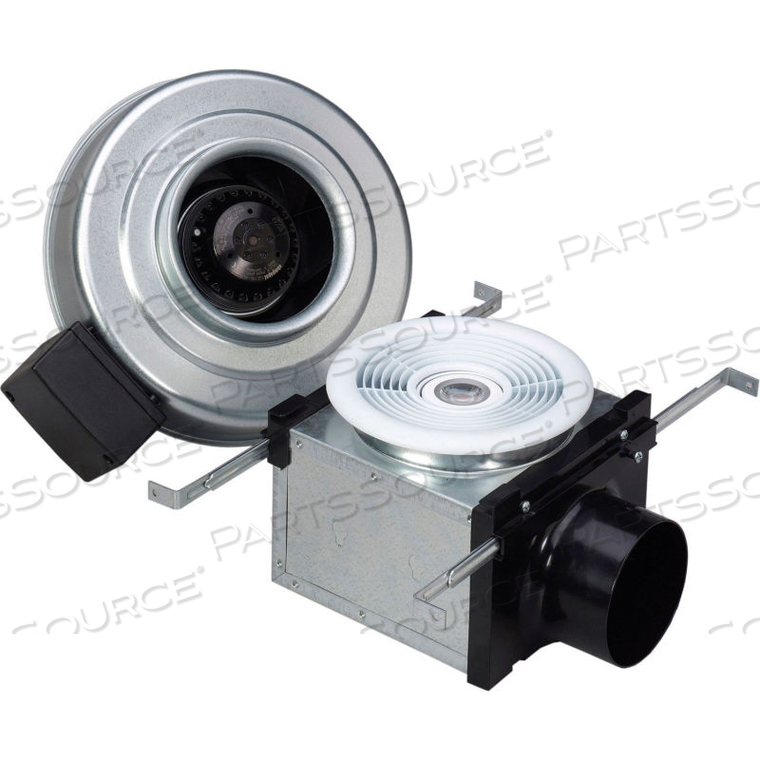 BATH FAN, 120V, 1 PH, 110 CFM, 7W LED LIGHT, 4" DUCT, ENERGY STAR by Fantech