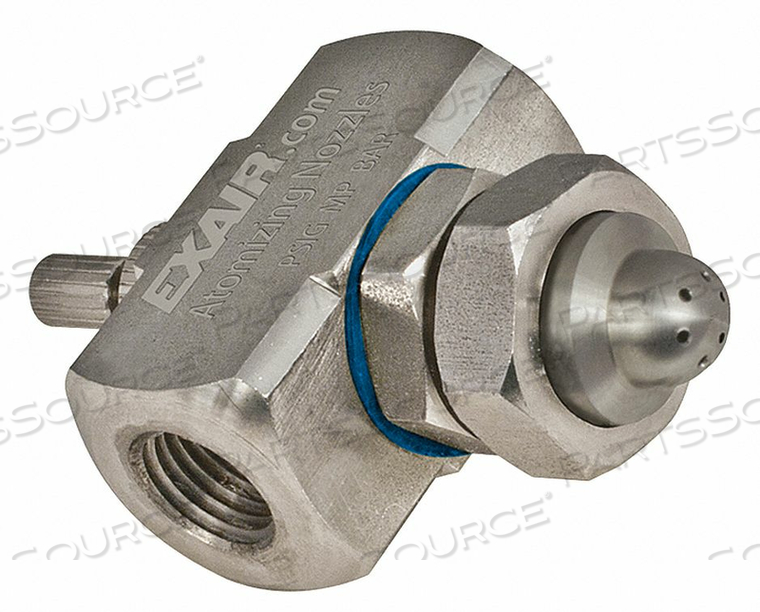 ATOMIZING SPRAY NOZZLE 0.8 TO 15 GPH by Exair Corporation