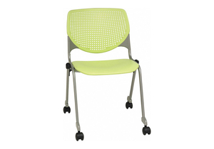 POLY STACK CHAIR W/PERFORATED BACK by KFI