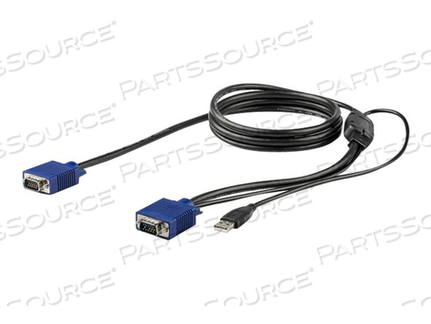 6 FT. (1.8 M) USB KVM CABLE FOR RACKMOUNT CONSOLES, VGA AND USB KVM CONSOLE CABLE (RKCONSUV6), VIDEO / USB CABLE, MINI-VGA (M) TO USB, HD-15 by StarTech.com Ltd. 6 FT. (1.8 M) USB KVM CABLE FOR RACKMOUNT CONSOLES, VGA AND USB KVM CONSOLE CABLE (RKCONSUV6), VIDEO / USB CABLE, MINI-VGA (M) TO USB, HD-15 by StarTech.com Ltd.